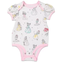 Disney Princess Ariel Cinderella Belle 3 Pack Short Sleeve Bodysuits -Family Style Shop GUEST 00bc4f30 8877 47ce a903 b6abfd0d7655