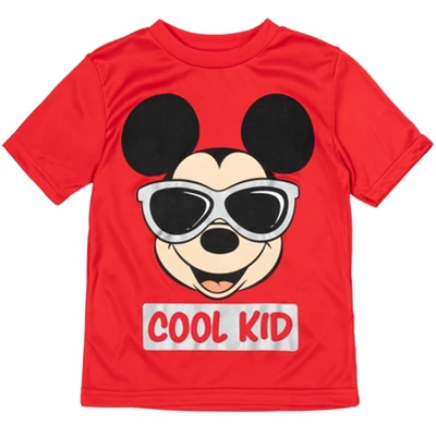 Disney Mickey Mouse T-Shirt And Mesh Shorts Outfit Set Toddler 3 Disney Mickey Mouse T-Shirt And Mesh Shorts Outfit Set Toddler