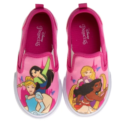 Disney Princess Girls No Lace Shoes - Kids Disney Character Loafer Low Top SlipOn Casual Tennis Canvas Sneakers (size 5-12 Toddler - Little Kid) 15 Disney Princess Girls No Lace Shoes - Kids Disney Character Loafer Low Top SlipOn Casual Tennis Canvas Sneakers (size 5-12 Toddler - Little Kid) - Image 13