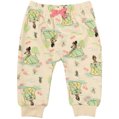Disney Princess Ariel Tiana Belle Baby Girls French Terry 3 Pack Pants Newborn To Infant 3 Disney Princess Ariel Tiana Belle Baby Girls French Terry 3 Pack Pants Newborn To Infant