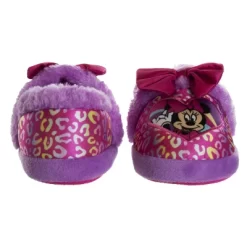 Disney Kids Girl's Minnie Mouse Slippers - Plush Lightweight Warm Comfort Soft Aline House Slippers - Fuchsia Purple (size 5-12 Toddler/Little Kid) -Family Style Shop GUEST 07534ad2 c07e 47d3 96c9 df75d71c6ead