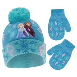 Disney Frozen Elsa And Anna Girls Winter Hat And Mittens Or Gloves Set, Kids Ages 2-7 -Family Style Shop GUEST 080d21c2 b2c5 4315 a536 7dd6874abb4c