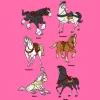 Disney Princess Girl's Disney Horses Diagram Crop T-Shirt -Family Style Shop GUEST 0b1563f9 2488 4544 849c f420f55ba8f1