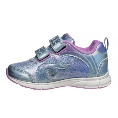 Disney Girls Frozen II Elsa & Anna Princess Light Up Sneakers -Lightweight Tennis Breathable Athletic Sneakers(Toddler/Little Kid) 3 Disney Girls Frozen II Elsa & Anna Princess Light Up Sneakers -Lightweight Tennis Breathable Athletic Sneakers(Toddler/Little Kid)