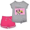 Disney Girl's 2-Pack Minnie Mouse Graphic Tee And Lounge Shorts Set For Todler -Family Style Shop GUEST 102cfe21 4221 41ed 874d 71f570da438d