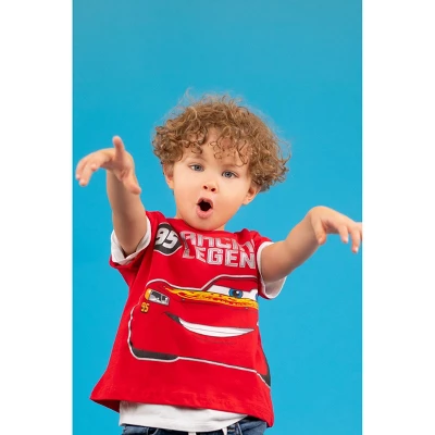 Disney Pixar Cars Lion King Lightning McQueen T-Shirt And Mesh Shorts Outfit Set Toddler 6 Disney Pixar Cars Lion King Lightning McQueen T-Shirt And Mesh Shorts Outfit Set Toddler - Image 4