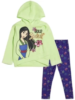 Disney Princess Mulan Rapunzel Jasmine Ariel Belle Cinderella Tiana Tinker Girls Pullover Hoodie Legging Toddler To Big Kid -Family Style Shop GUEST 121b92d3 46d4 4af7 85e4 d44dd2e86013
