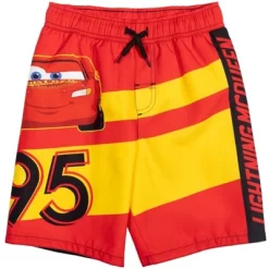 Disney Pixar Cars Lightning McQueen Rash Guard And Swim Trunks Outfit Set Toddler To Little Kid -Family Style Shop GUEST 1278e0fe c1a3 445c bfe4 882ca377f30e