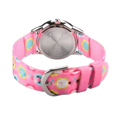 Girls' Disney Minnie Mouse Time Teacher Watch- Pink 3 Girls' Disney Minnie Mouse Time Teacher Watch- Pink