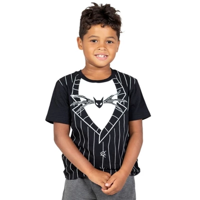 Disney Nightmare Before Christmas Jack Skellington - 3 Pack T-Shirts Little Kid To Big Kid 3 Disney Nightmare Before Christmas Jack Skellington - 3 Pack T-Shirts Little Kid To Big Kid