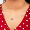 Disney Minnie Mouse Sterling Silver Polka Dot Enamel Pendant Necklace, 18" -Family Style Shop GUEST 142b7584 c8c0 423b 8429 a1fc6e235caf