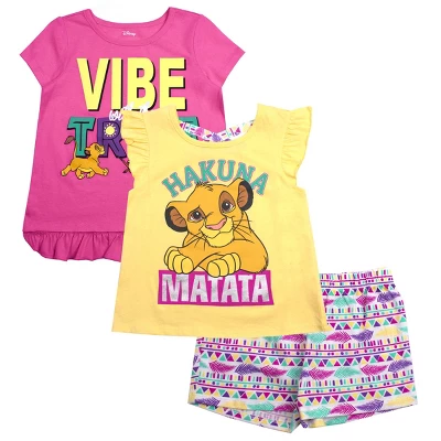 Disney Girl's 3-Pack Fancy Nancy Short Set With Tee, Tank Top And Print Shorts For Toddlers 8 Disney Girl's 3-Pack Fancy Nancy Short Set With Tee, Tank Top And Print Shorts For Toddlers - Image 6