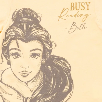 Disney Princess Ariel Cinderella Tiana Moana Jasmine Belle Girls 3 Pack T-Shirts Toddler To Big Kid 9 Disney Princess Ariel Cinderella Tiana Moana Jasmine Belle Girls 3 Pack T-Shirts Toddler To Big Kid - Image 7