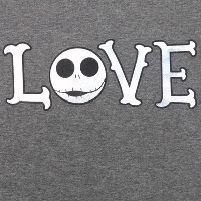 Disney Nightmare Before Christmas Jack Skellington Sally Gray 3 Pack Graphic T-Shirts Gray/Black/Red 6 Disney Nightmare Before Christmas Jack Skellington Sally Gray 3 Pack Graphic T-Shirts Gray/Black/Red - Image 4