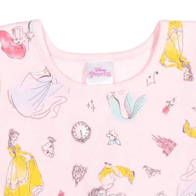 Disney Princess Moana Ariel Mulan Cinderella Belle Elsa Anna Olaf Minnie Mouse Donald Duck Skater Dress Scrunchy Set Pink 7 Disney Princess Moana Ariel Mulan Cinderella Belle Elsa Anna Olaf Minnie Mouse Donald Duck Skater Dress Scrunchy Set Pink - Image 5