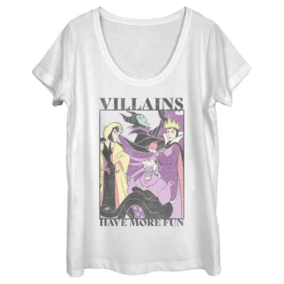 Women's Disney Villains Have More Fun Distressed Poster 5 Women's Disney Villains Have More Fun Distressed Poster - Image 3