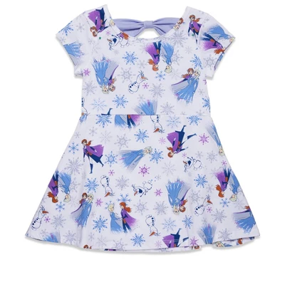 Disney Frozen Elsa Princess Anna Olaf Christmas Girls Skater Dress Toddler 11 Disney Frozen Elsa Princess Anna Olaf Christmas Girls Skater Dress Toddler - Image 9