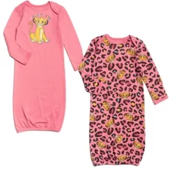 Disney 101 Dalmations Lion King Patch Simba Baby Girls 2 Pack Sleeper Gowns Newborn -Family Style Shop GUEST 1ad57c57 4575 4531 919b aeee5cb0d96e