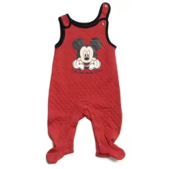Disney Mickey Mouse Baby Bodysuit And Snap French Terry Overall Newborn To Infant -Family Style Shop GUEST 1ba6337a 7828 4246 92ac 6e36eed0fc21