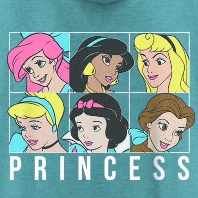 Women's Disney Princess Squares Racerback Tank Top 3 Women's Disney Princess Squares Racerback Tank Top
