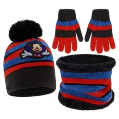 Disney Mickey Mouse Boy's Toddler Winter Hat, Scarf & Mittens/Gloves Set, Kids Ages 4-7 -Family Style Shop GUEST 1eaeb91e 7b3b 4fd2 bc05 8cfc6b6f3fdd