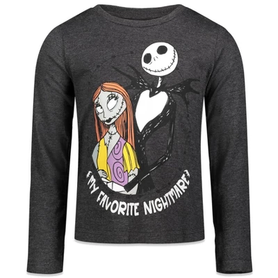 Disney Nightmare Before Christmas Sally Jack Skellington Girls 2 Pack T-Shirts Toddler To Big Kid 6 Disney Nightmare Before Christmas Sally Jack Skellington Girls 2 Pack T-Shirts Toddler To Big Kid - Image 4