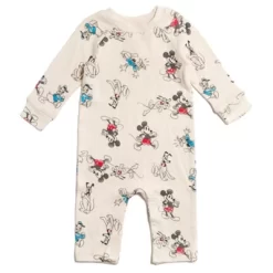 Disney Mickey Mouse Donald Duck Goofy Baby Snap Sleep N' Play Coverall Newborn To Infant -Family Style Shop GUEST 2123621e c6a3 40f6 828b 642e3eb9d653