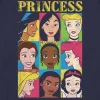 Women's Disney Princess Distressed Close-Up Poster T-Shirt -Family Style Shop GUEST 2248d7dd d452 4fc5 9f4f c59ea95f9e7b