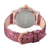 Women's Disney Princess Belle Rose Gold Vintage Alloy Watch- Purple