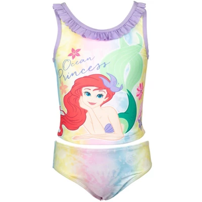 Disney Princesses,Princess Ariel Girls Tankini Top And Bikini Bottom Swim Set Little Kid To Big Kid 13 Disney Princesses,Princess Ariel Girls Tankini Top And Bikini Bottom Swim Set Little Kid To Big Kid - Image 11
