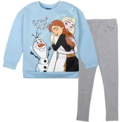 Disney Frozen Princess Anna Elsa Girls Sweatshirt And Leggings Outfit Set Little Kid To Big Kid -Family Style Shop GUEST 247d007b a8b5 45f6 832e 3f761c93af20