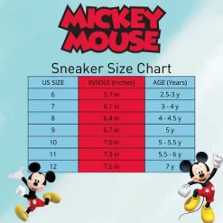 Disney Toddler Boys Mickey Mouse Sneakers With 2 Red Lights -Family Style Shop GUEST 249bf018 7229 4a4d aafb 26526d14eb4b