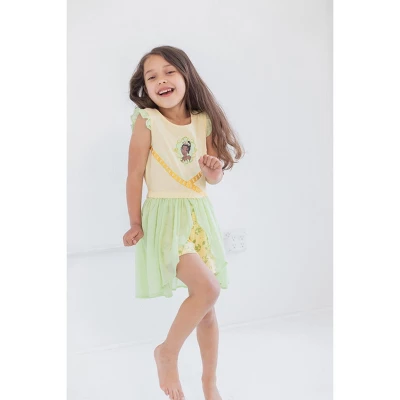 Disney Princess Moana Frozen Rapunzel Jasmine Belle Girls Romper And Skirt Little Kid To Big Kid 7 Disney Princess Moana Frozen Rapunzel Jasmine Belle Girls Romper And Skirt Little Kid To Big Kid - Image 5