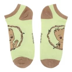 Disney I Am Groot Mischief Mayhem Cuteness 5-Pair Women's Ankle Socks