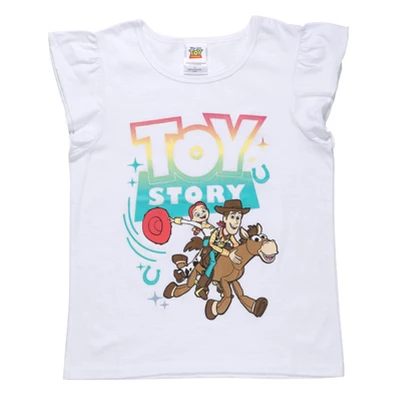 Disney Pixar Toy Story Forky Buzz Lightyear Woody Girls 3 Pack Graphic T-Shirts Little Kid To Big Kid 3 Disney Pixar Toy Story Forky Buzz Lightyear Woody Girls 3 Pack Graphic T-Shirts Little Kid To Big Kid