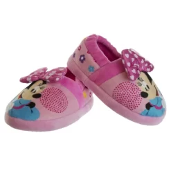 Disney Kids Girl's Minnie Mouse Slippers - Plush Lightweight Warm Comfort Soft Aline House Slippers – Fuchsia Pink (size 5-12 Toddler-Little Kid) -Family Style Shop GUEST 28161e4f b68d 4187 8263 e179bd3476ab