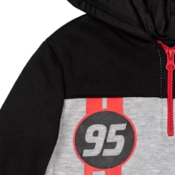 Disney Pixar Cars Lightning McQueen Toddler Boys Fleece Half-Zip Pullover Hoodie -Family Style Shop GUEST 284a8d52 b722 4d36 8694 6e137ccbfc77