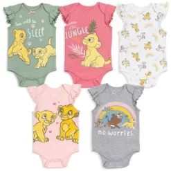 Disney Classics 101 Dalmatians Bambi Dumbo 5 Pack Short Sleeve Bodysuits -Family Style Shop GUEST 298eebc7 3acc 4d5f a899 0738b41c4c38
