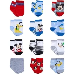 Disney Baby Boys’ Socks - 12 Pack Mickey Mouse, Winnie The Pooh, Lion King, Toy Story (Newborn/Infant) -Family Style Shop GUEST 29fa9bf8 a425 4da6 bf1b d0a38616be67