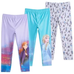 Disney Frozen Princess Anna Elsa Girls 3 Pack Leggings -Family Style Shop GUEST 2a536660 4c0b 4c58 8efc f12412072c8b