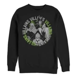Men's Disney Princesses Wicked Witch Circle Sweatshirt -Family Style Shop GUEST 2abd2abd 96e6 479a a680 55ed9894bb02