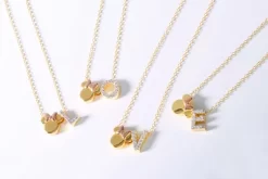 Disney Minnie Mouse Sterling Silver Gold Plated Cubic Zirconia Initial Pendant Necklace, 18" 23 Disney Minnie Mouse Sterling Silver Gold Plated Cubic Zirconia Initial Pendant Necklace, 18" -Family Style Shop GUEST 2b8e5a4a 651c 4fcd 8987 1ef88c6c25b0