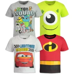 Disney Pixar Mike Wazowski Lightning McQueen 4 Pack T-Shirts Toddler 18 Disney Pixar Mike Wazowski Lightning McQueen 4 Pack T-Shirts Toddler -Family Style Shop GUEST 2bc27c11 9143 48de 8942 5b29e62424b0