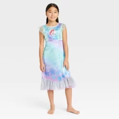 Girls' Disney Princess Ariel Fantasy NightGown - Blue -Family Style Shop GUEST 2dc0eabf c657 415b 95fb 5f6b5de9863b