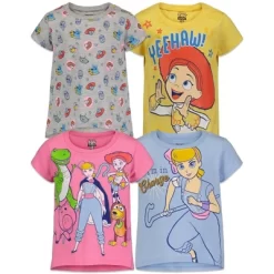 Disney Pixar Toy Story Bo Peep Jessie Girls 4 Pack T-Shirts Little Kid To Big Kid 24 Disney Pixar Toy Story Bo Peep Jessie Girls 4 Pack T-Shirts Little Kid To Big Kid -Family Style Shop GUEST 2e94c9ef 7464 4811 92fc b854331310ef