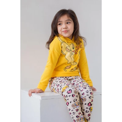 Disney Lion King Simba Baby Girls Fleece Pullover Hoodie & Leggings 5 Disney Lion King Simba Baby Girls Fleece Pullover Hoodie & Leggings - Image 3