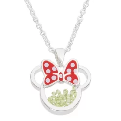 Disney Minnie Mouse Womens Silver Plated Birthstone Shaker Necklace, 18+2" 27 Disney Minnie Mouse Womens Silver Plated Birthstone Shaker Necklace, 18+2" -Family Style Shop GUEST 300d7eab 5e8c 4039 9ad3 fa941123e508