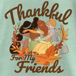 Girl's Disney Princesses Thankful For My Friends T-Shirt