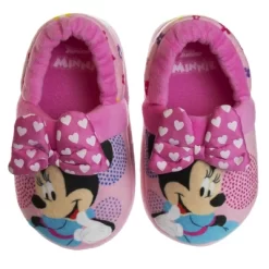 Disney Kids Girl's Minnie Mouse Slippers - Plush Lightweight Warm Comfort Soft Aline House Slippers – Fuchsia Pink (size 5-12 Toddler-Little Kid) -Family Style Shop GUEST 32c89b6b 7f41 4acf a64f c63633d94e44