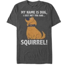 Disney Men's Up My Name Is Dug Squirrel T-Shirt -Family Style Shop GUEST 3302cd04 6fac 40b5 86bb 80bce9ff07df